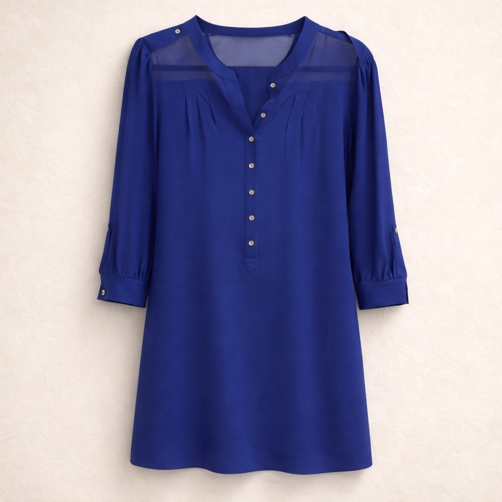 BEBE ROYAL BLUE TUNIC DRESS